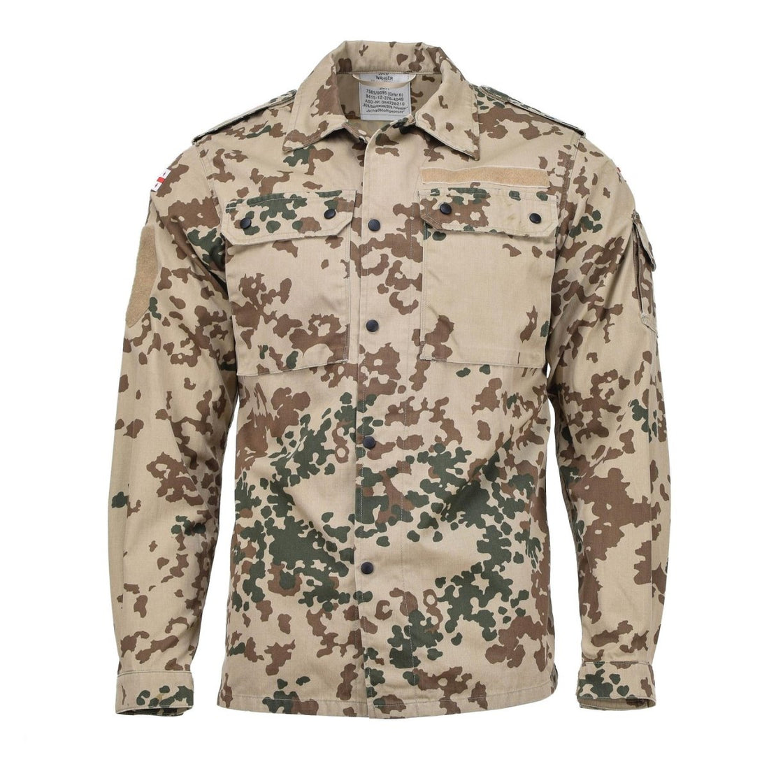 Genuina blusa de campo georgiana BLUSIÓN TROPENTARN Camuflage Camisetas tácticas