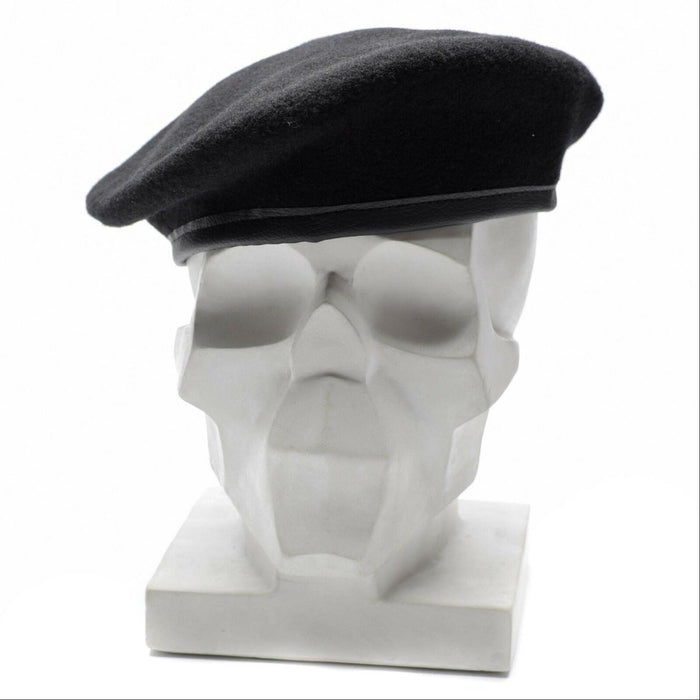Auténtico ejército alemán Boina negra Gorra de comando militar calidad de lana Nuevo - GoMilitar