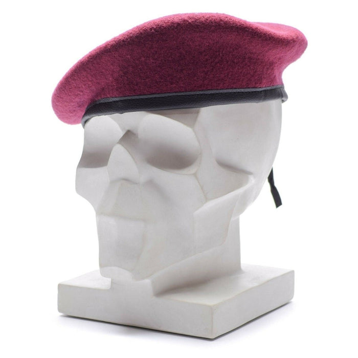 Boina de vino color burdeos del ejército alemán genuina Gorra de comando militar calidad de lana Nuevo - GoMilitar
