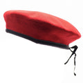 Genuino ejército alemán coral bereta roja hat hat hat con gorra de lana de lana nueva
