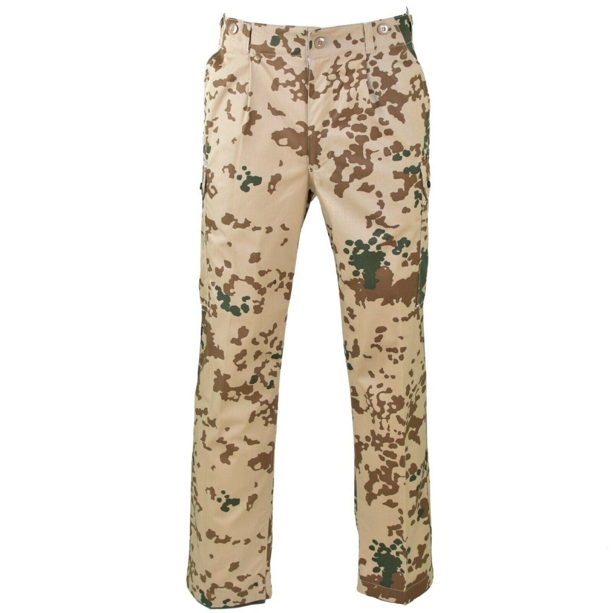 Genuino ejército alemán Pantalones de camuflaje de camuflaje de camuflaje Combate de campo Bw pantalones Nuevos