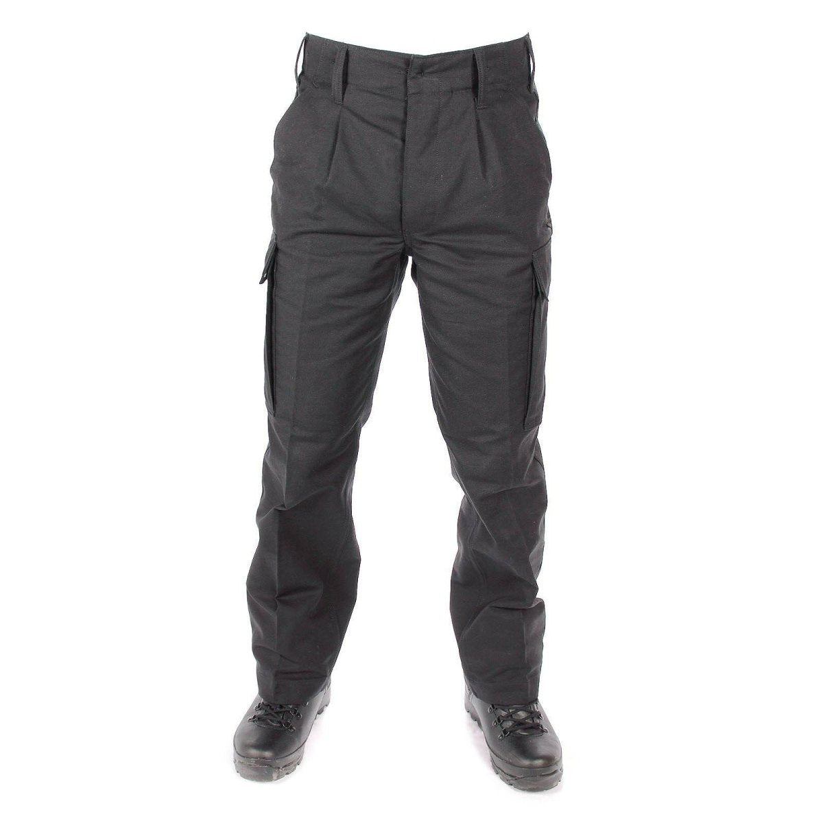 El verdadero ejército alemán emite pantalones de piel de moles combate de campo bw pantalones negros nuevos