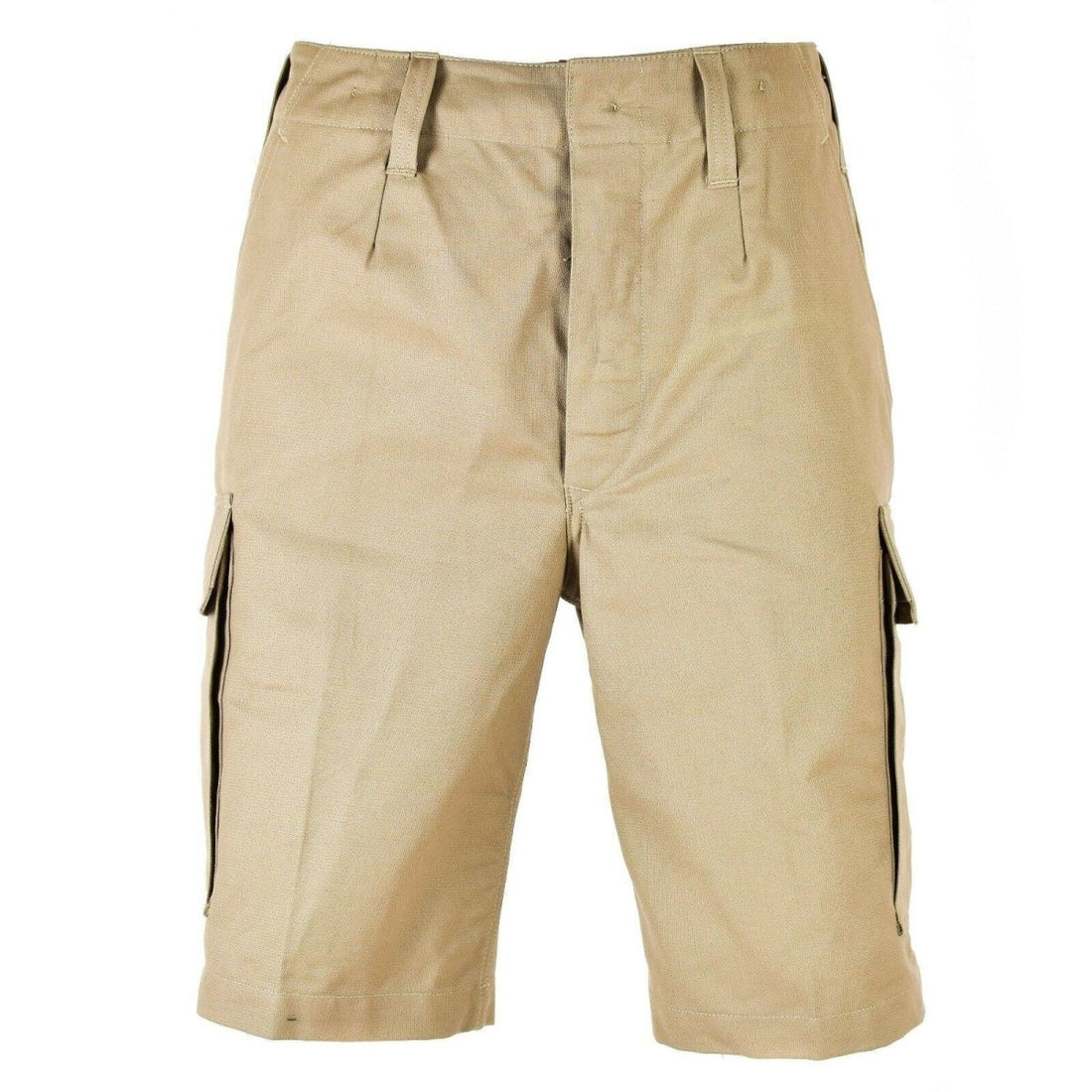 Ejército alemán genuino emitido pantalones cortos de piel de moles de carga duradera verano caqui beige nuevo