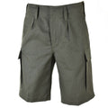 El verdadero ejército alemán emite pantalones cortos de piel de moles de carga duradera para hombre de verano oliva nueva