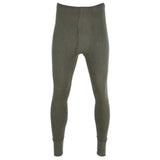 Pantalones genuinos del ejército alemán Long Johns Od oliva