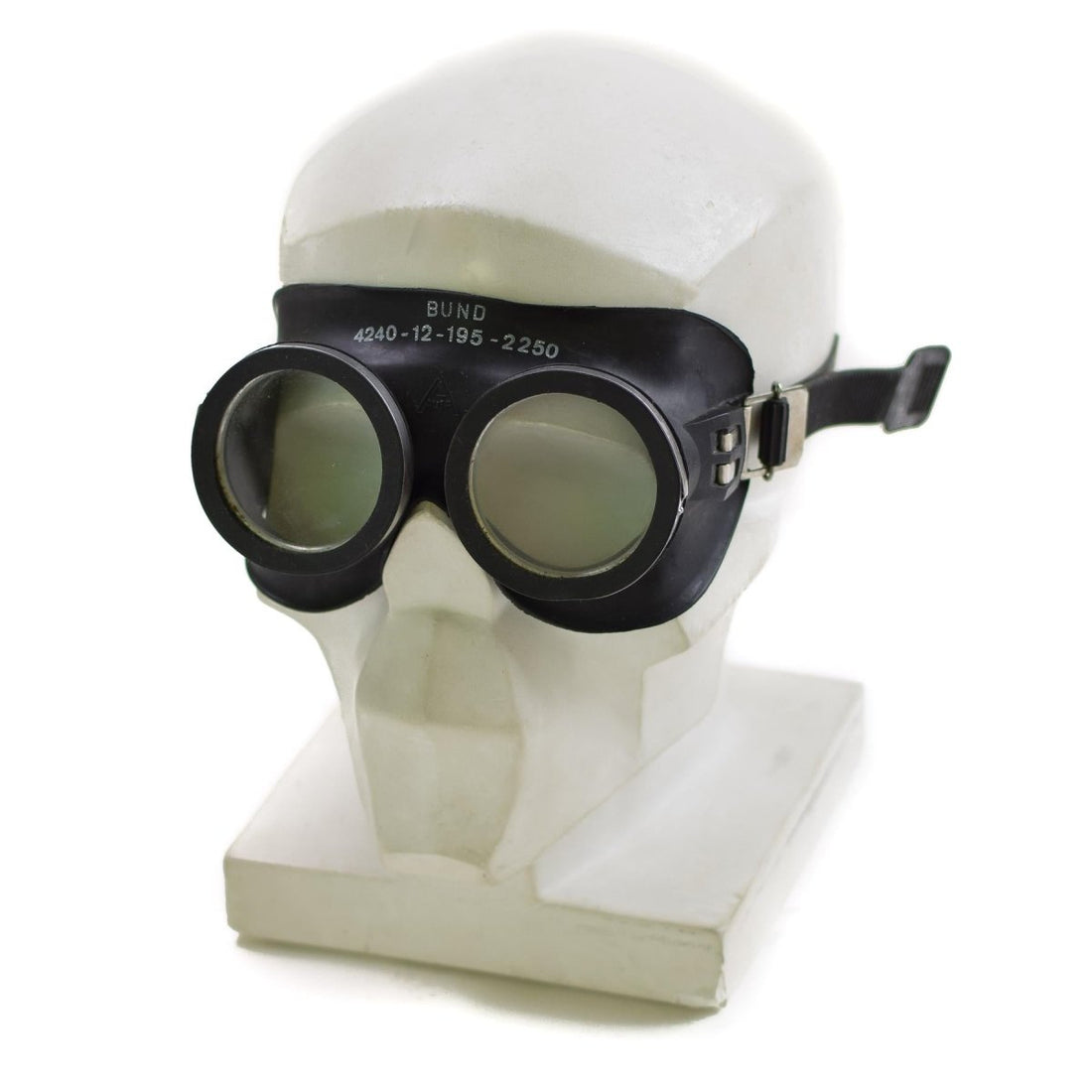 Genuino gafas de protección del ejército alemán BW Black Auer Mask Face Mask Surplus NUEVO