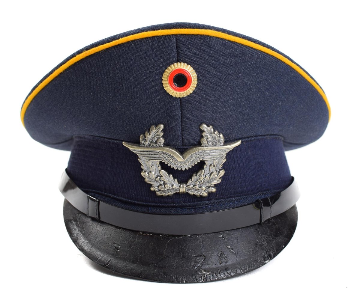 Cape de visera del ejército alemán genuino. Fuerzas aéreas Militares de pico de pico de pico Luftware nuevo