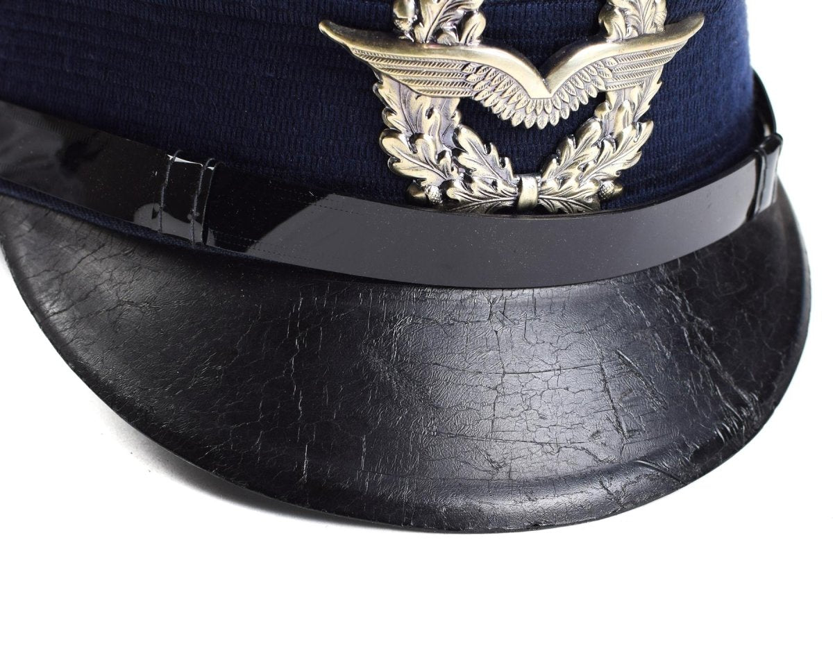 Cape de visera del ejército alemán genuino. Fuerzas aéreas Militares de pico de pico de pico Luftware nuevo