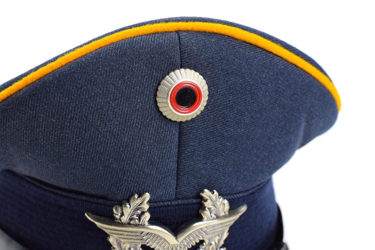 Cape de visera del ejército alemán genuino. Fuerzas aéreas Militares de pico de pico de pico Luftware nuevo