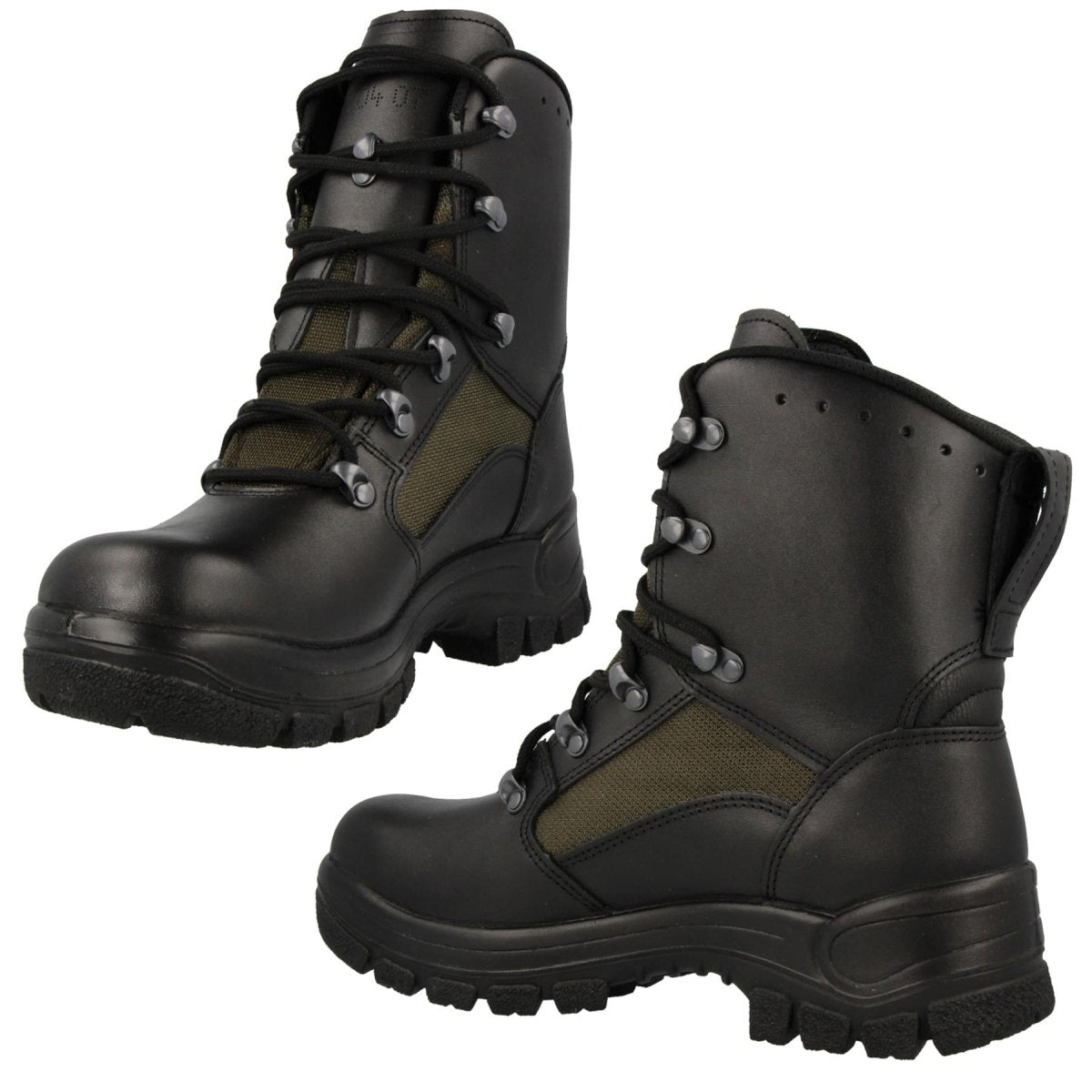 Botas de combate militar alemanas genuinas Botas de cuero Calzado táctico táctico