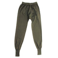 Genuino alemán militares y calzones térmicos de invierno Pantalones de algodón de invierno de oliva nuevo