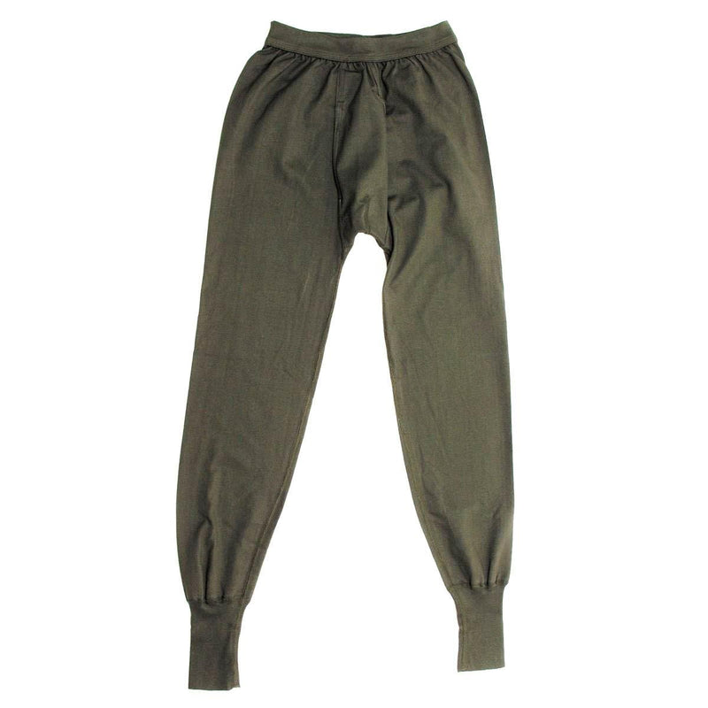 Genuino alemán militares y calzones térmicos de invierno Pantalones de algodón de invierno de oliva nuevo