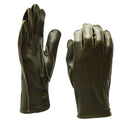 La policía alemana genuina emite guantes de cuero real Patrol Olive O.D New Genuine