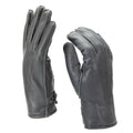 Guantes de cuero de policía alemanes genuinos patrulla lana gris forrada 100% invierno cálido nuevo