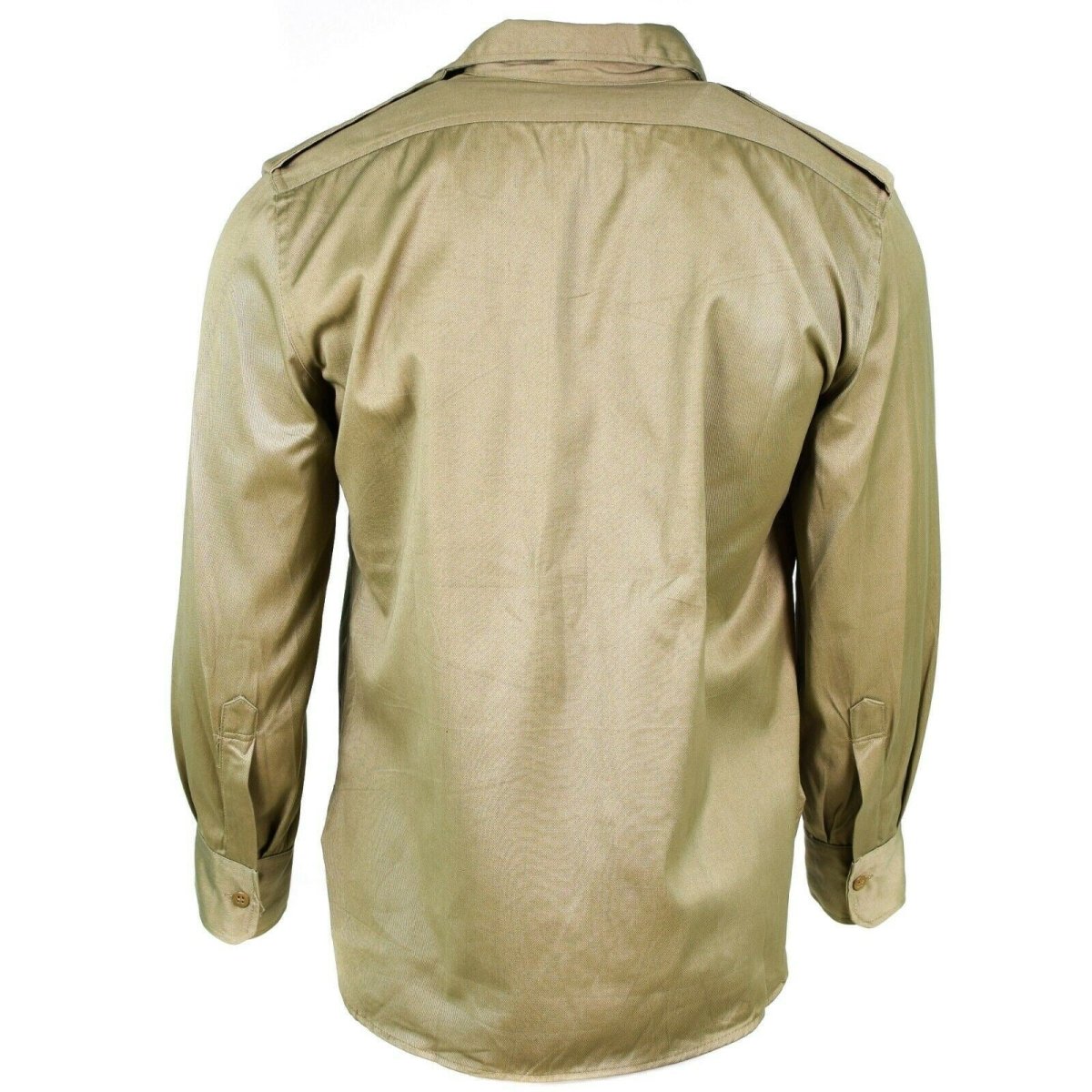 Camisa del ejército griego genuino fatiga Stock Dead Chino Chino Caki Jacket Military NUEVO