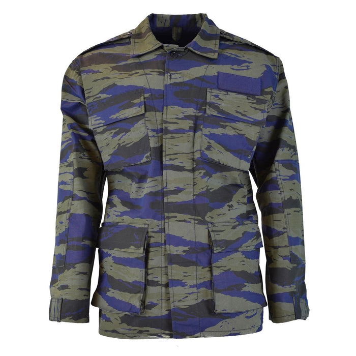 Genuina chaqueta de la fuerza aérea militar griega camisa de camuflaje de lagarto uniformes BDU NUEVO - GoMilitar