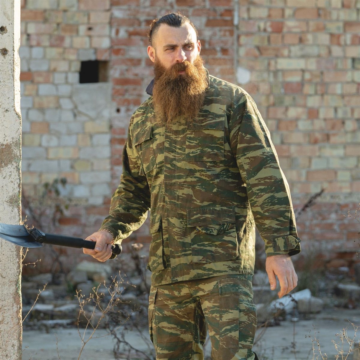 Combate de campo de campo de chaqueta griega genuina Combate táctico oscuro CAMO