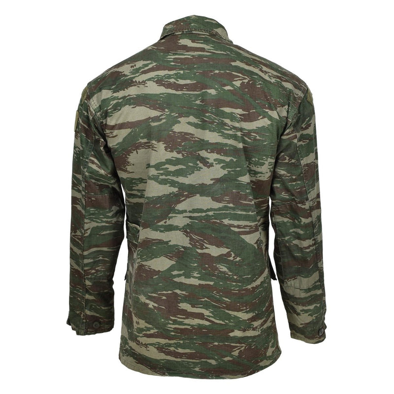 Genno militar genuino Griega Lizard Camo Durable Ripstop Field Tactical Combat