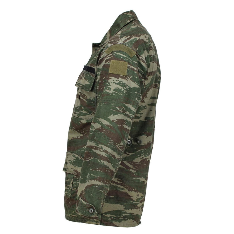 Genno militar genuino Griega Lizard Camo Durable Ripstop Field Tactical Combat