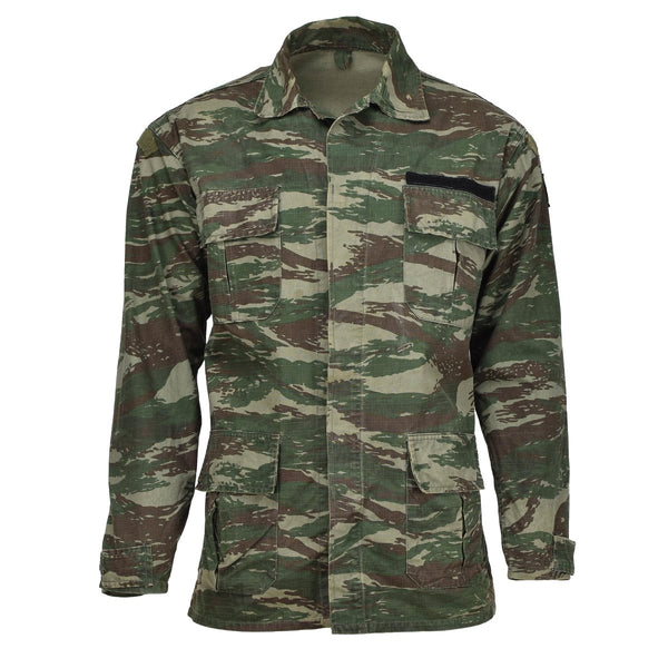 Genno militar genuino Griega Lizard Camo Durable Ripstop Field Tactical Combat