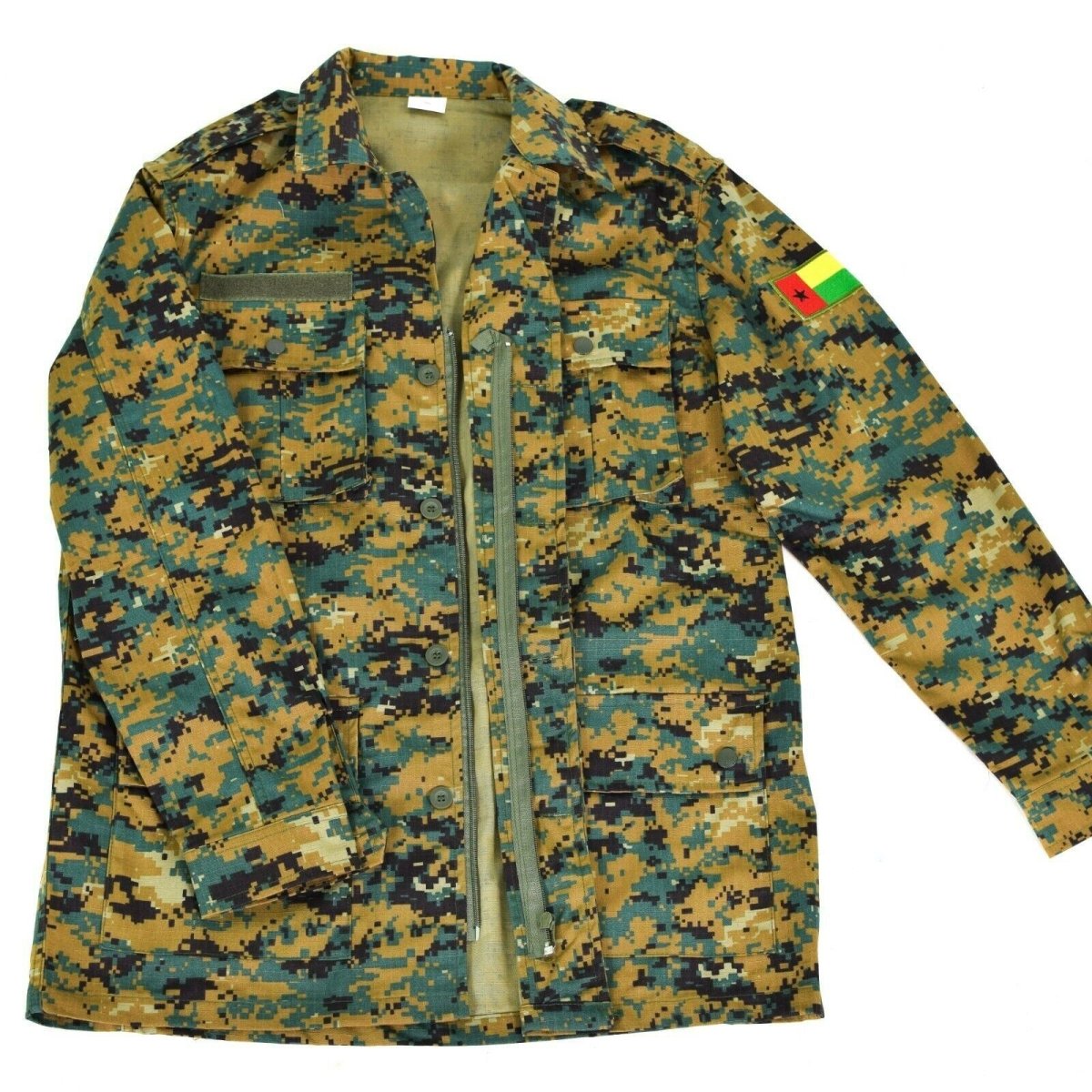 Guinee Guinee Bissau Jacket Ripstop Digital Savana Camo Problema militar Nuevo