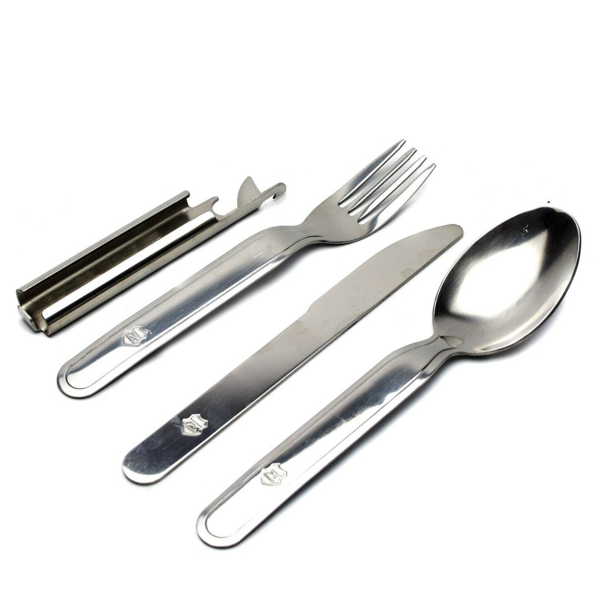 Caderas del ejército húngaro genuino conjunto 4 PCS Utensilios Militares Outensilios Nuevo