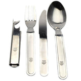 Caderas del ejército húngaro genuino conjunto 4 PCS Utensilios Militares Outensilios Nuevo
