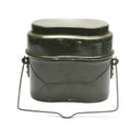 Kit de desorden del ejército húngaro genuino. Pot de bolos militar de aluminio set 2pcs