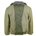 Genial genuino del ejército húngaro M65 Collar de piel Coloque cálido Winter Warm Parka Nuevo