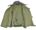 Genial genuino del ejército húngaro M65 Collar de piel Coloque cálido Winter Warm Parka Nuevo