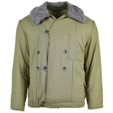 Genial genuino del ejército húngaro M65 Collar de piel Coloque cálido Winter Warm Parka Nuevo