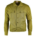Genuina camisa del ejército húngaro Oficial de color caqui manga larga militar nueva
