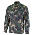 Genuina camisa del ejército húngaro M90 4 Color Camuflage Manga larga Militara NUEVO