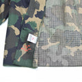 Genuina camisa del ejército húngaro M90 4 Color Camuflage Manga larga Militara NUEVO