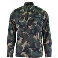 Genuina camisa del ejército húngaro M90 4 Color Camuflage Manga larga Militara NUEVO