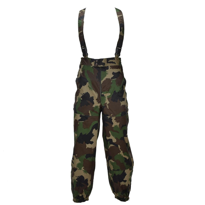 Pantalones impermeables militares húngaros genuinos Field Rain Army M93 Camo - GoMilitar