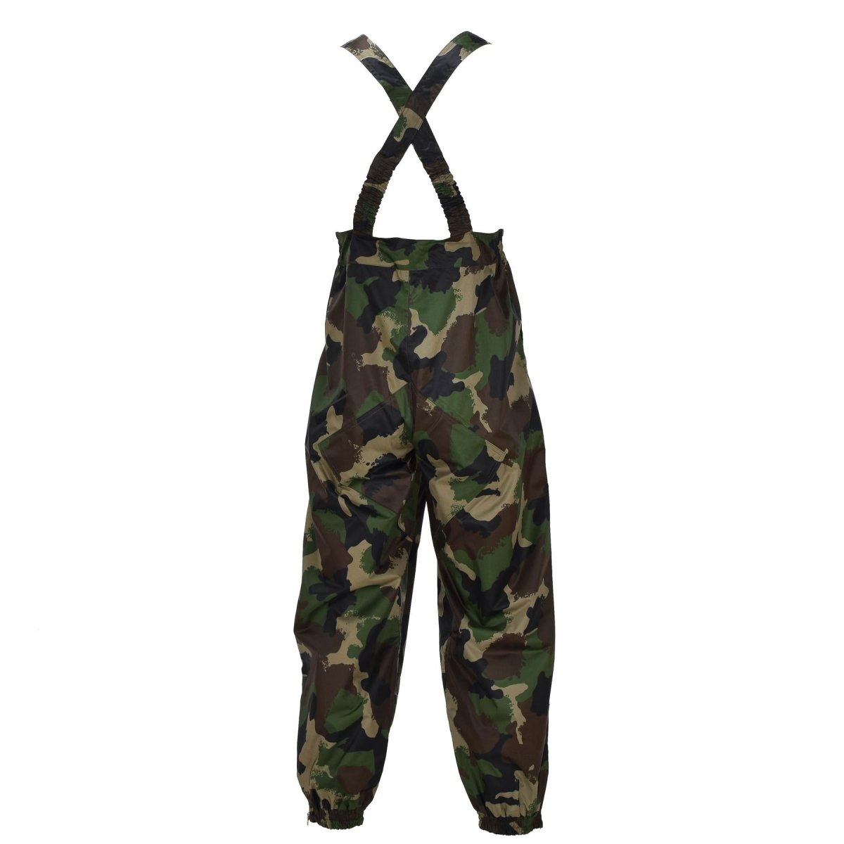 Pantalones militares húngaros genuinos impermeables campo lluvia ejército M93 Camo