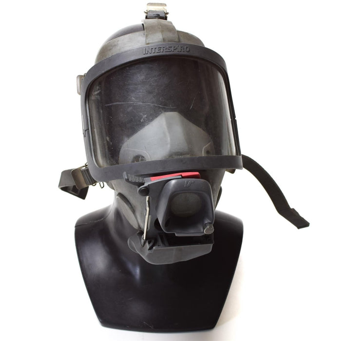 Auténtica marca Interspiro Mascarilla bombero SCBA aparato respiratorio máscara de gas - GoMilitar