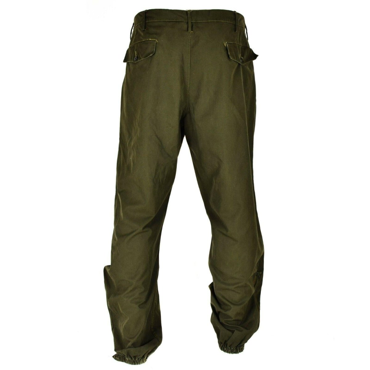 Genuinos pantalones del ejército italiano Pantalones militares Combate de campo O.D Olive