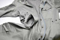 Genuino ejército italiano Coverall Traje Military Gray General Jumpsit General Zip Front New