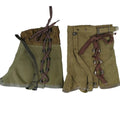 Gaiters del ejército italiano genuino lienzo od ultive senderismo excedente militar M70 combate