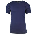 Camiseta azul marina del ejército italiano camisa de algodón azul mangas cortas nuevas