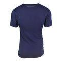 Camiseta azul marina del ejército italiano camisa de algodón azul mangas cortas nuevas