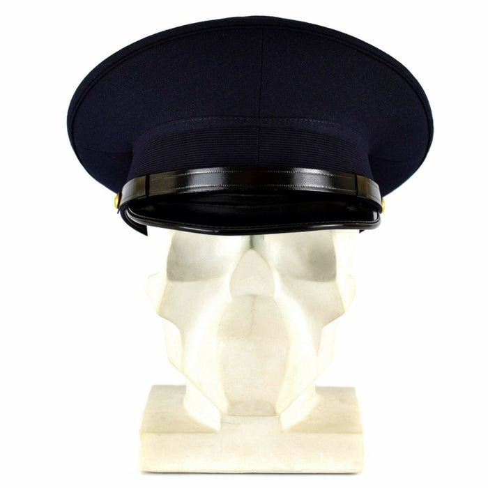 Gorra genuina del ejército italiano con visera militar de la Fuerza Aérea Gorra de forraje azul - GoMilitar