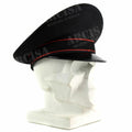 Genuino ejército italiano con pico de pico Policía militar Policía Militar Forage Cap Black New