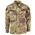 Genuino ejército italiano RIP Stop Vegetato Camo ACU Combate Combate Camisa de campo BLUSIÓN