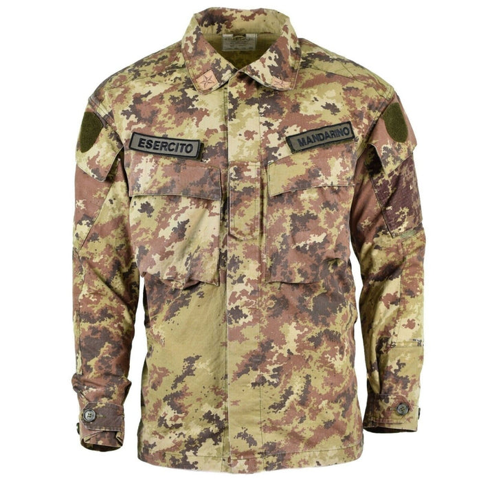 Genuino ejército italiano Rip Stop Vegetato camo chaqueta ACU camisa de campo de combate Blusa - GoMilitar