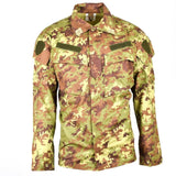 Genuino ejército italiano RIP Stop Vegetato Camo Acu Chaqueta Combate Camiseta de campo NUEVO
