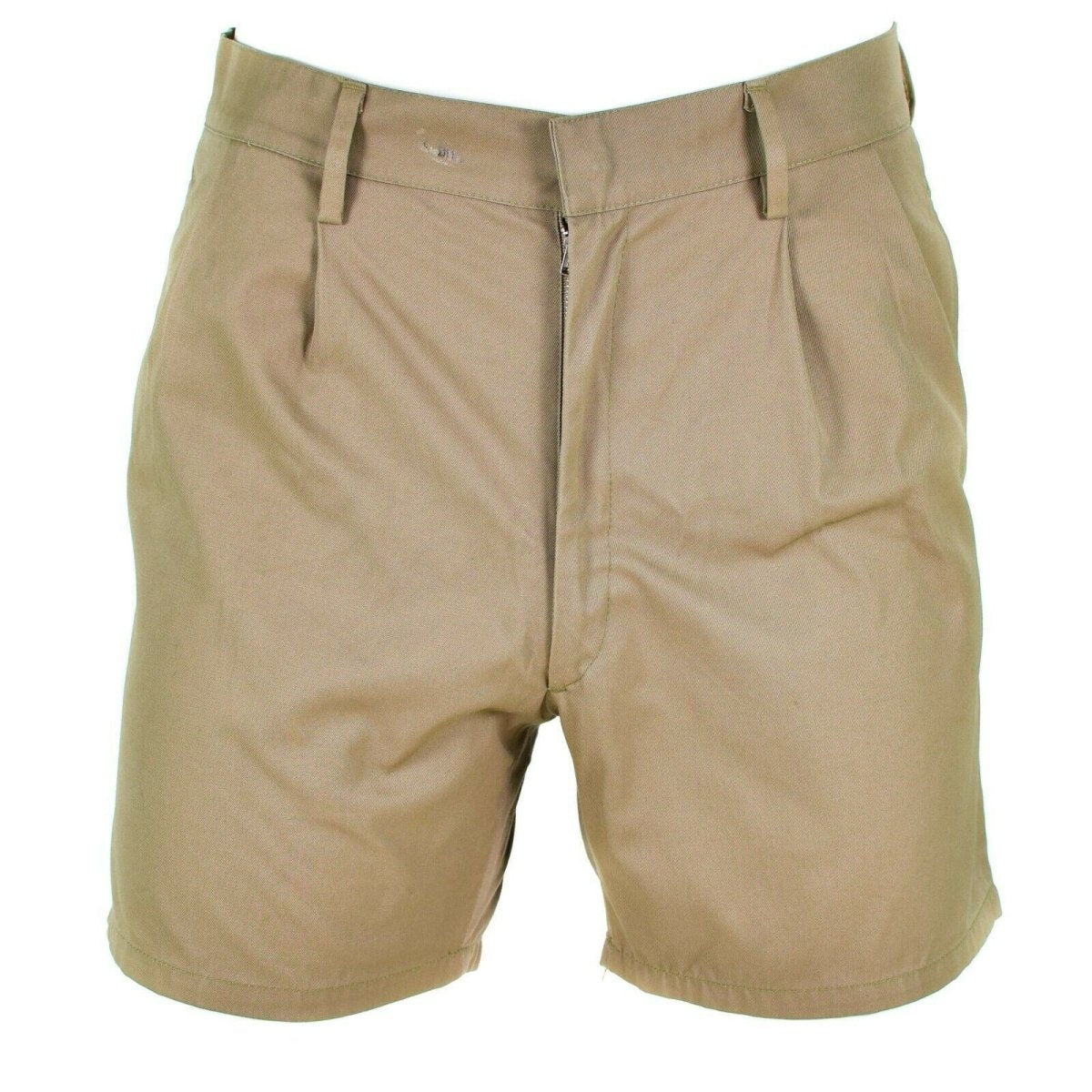Genuinos pantalones cortos del ejército italiano Khaki Chino Combate Militar Field Bermudas Bdu