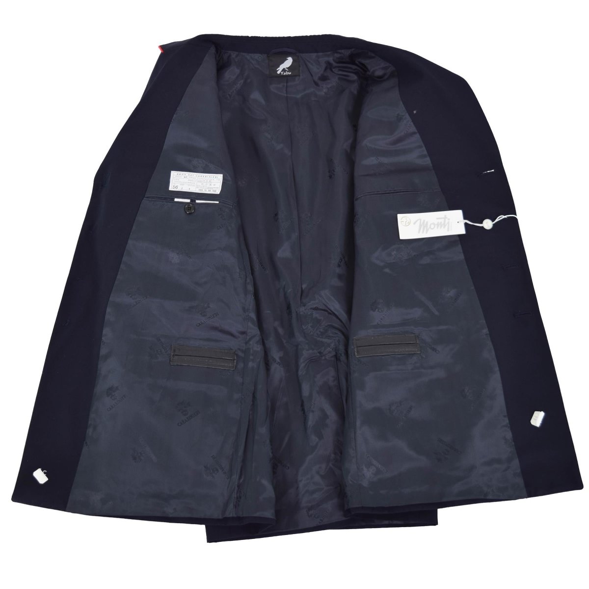 Oficial de uniforme de policía militar genuino Italiano Oficial Forma Formal Azul Nuevo